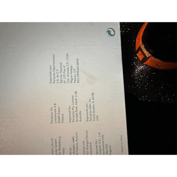 PartyLite Pumpkin Witch House Tealight Holder Halloween Decor Votive Glitter - Picture 9 of 10